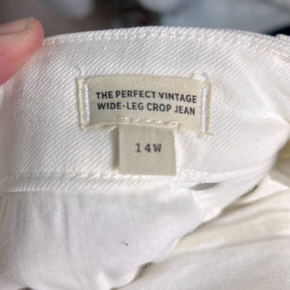 NWT Madewell The Plus Perfect Vintage Wide-Leg Crop Jean - Picture 11 of 12